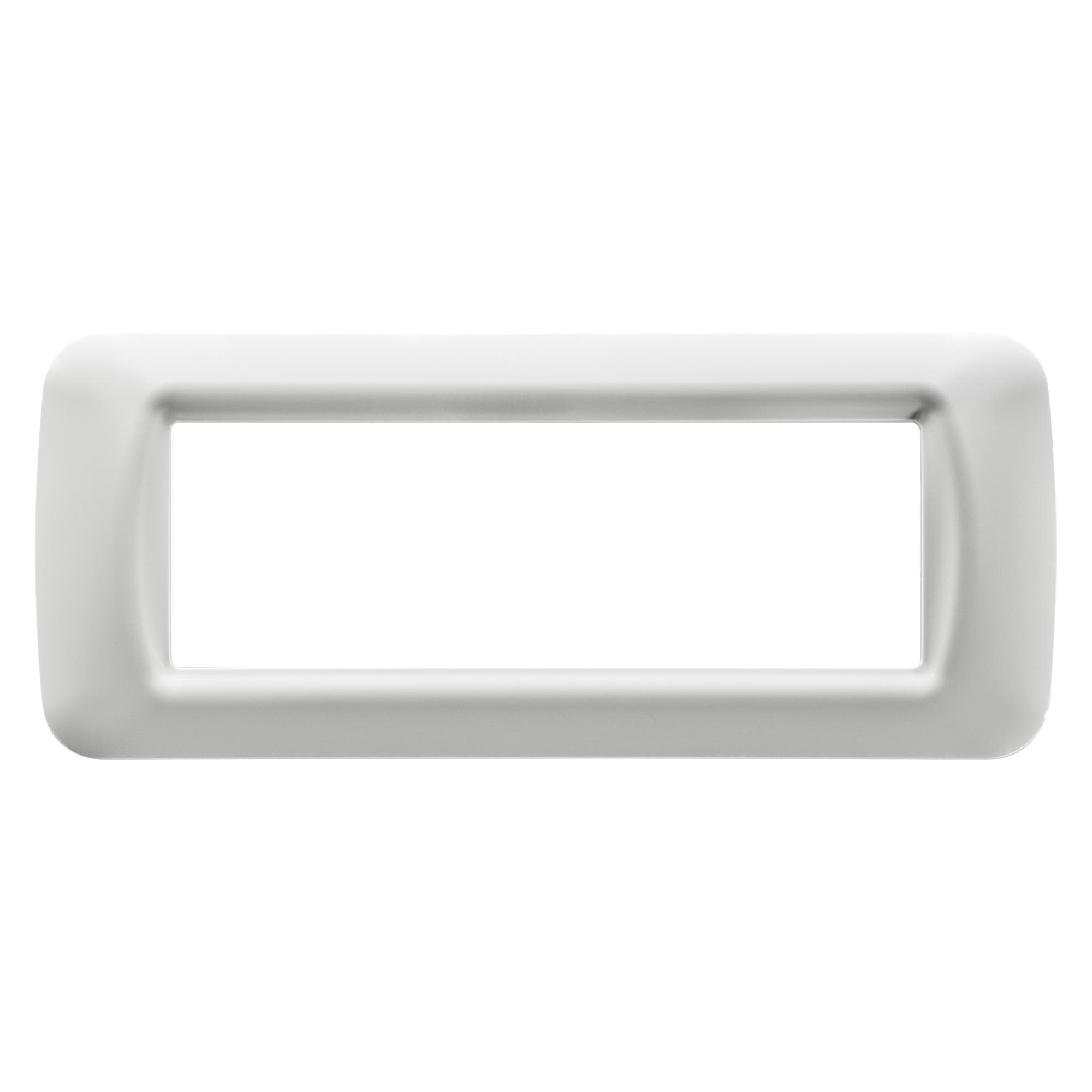 Rama ornament Gewiss GW22506, alb - 6 module
