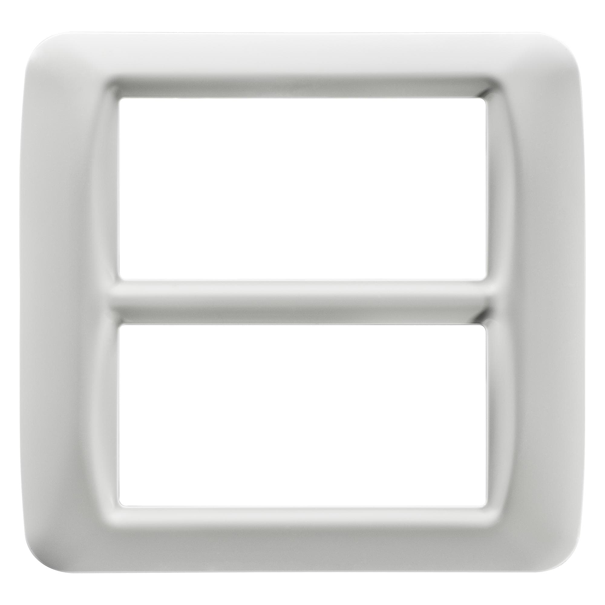 Rama ornament Gewiss GW22107, alb - 8 module