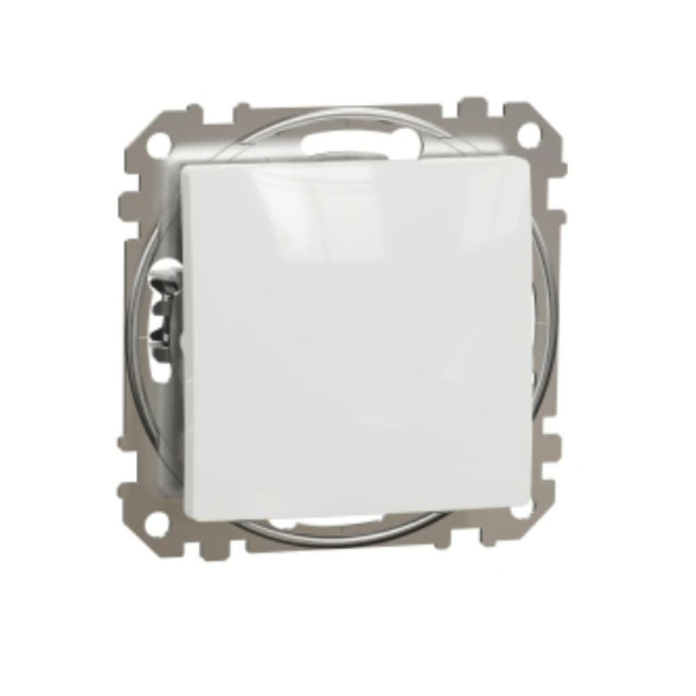 Intrerupator cap cruce alb Sedna Design Schneider SDD111107