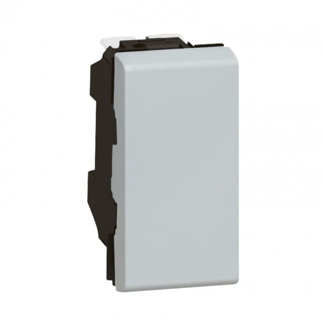 Intrerupator cap scara, aluminiu Legrand Mozaic 079201 - 1 modul