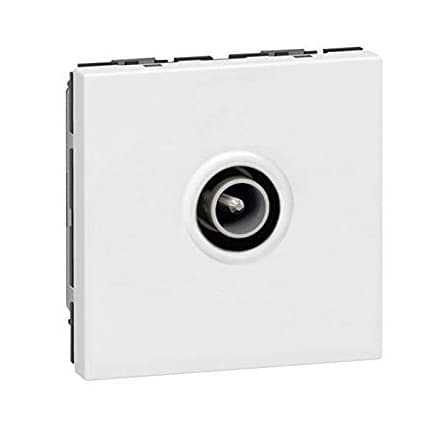 Priza simpla TV, tata, Legrand Mozaic 078782 - 2 module