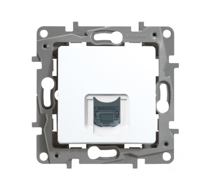 Priza UTP RJ45, Cat 5E alb Legrand Niloe764571 - 1 modul