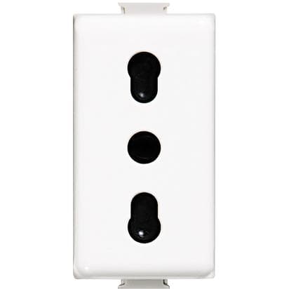 Priza simpla, alb bticino AM5180 - 1 modul