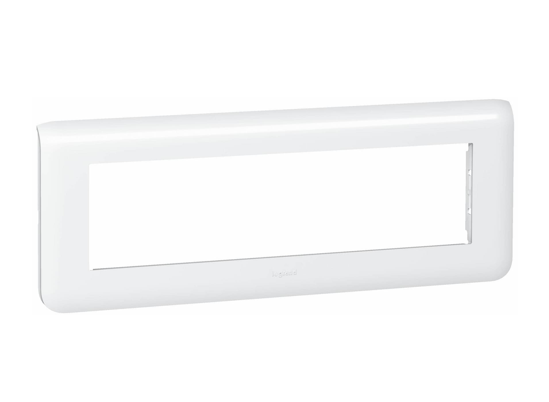 Rama intrerupator alba Legrand Mozaic 078818 - 8 module