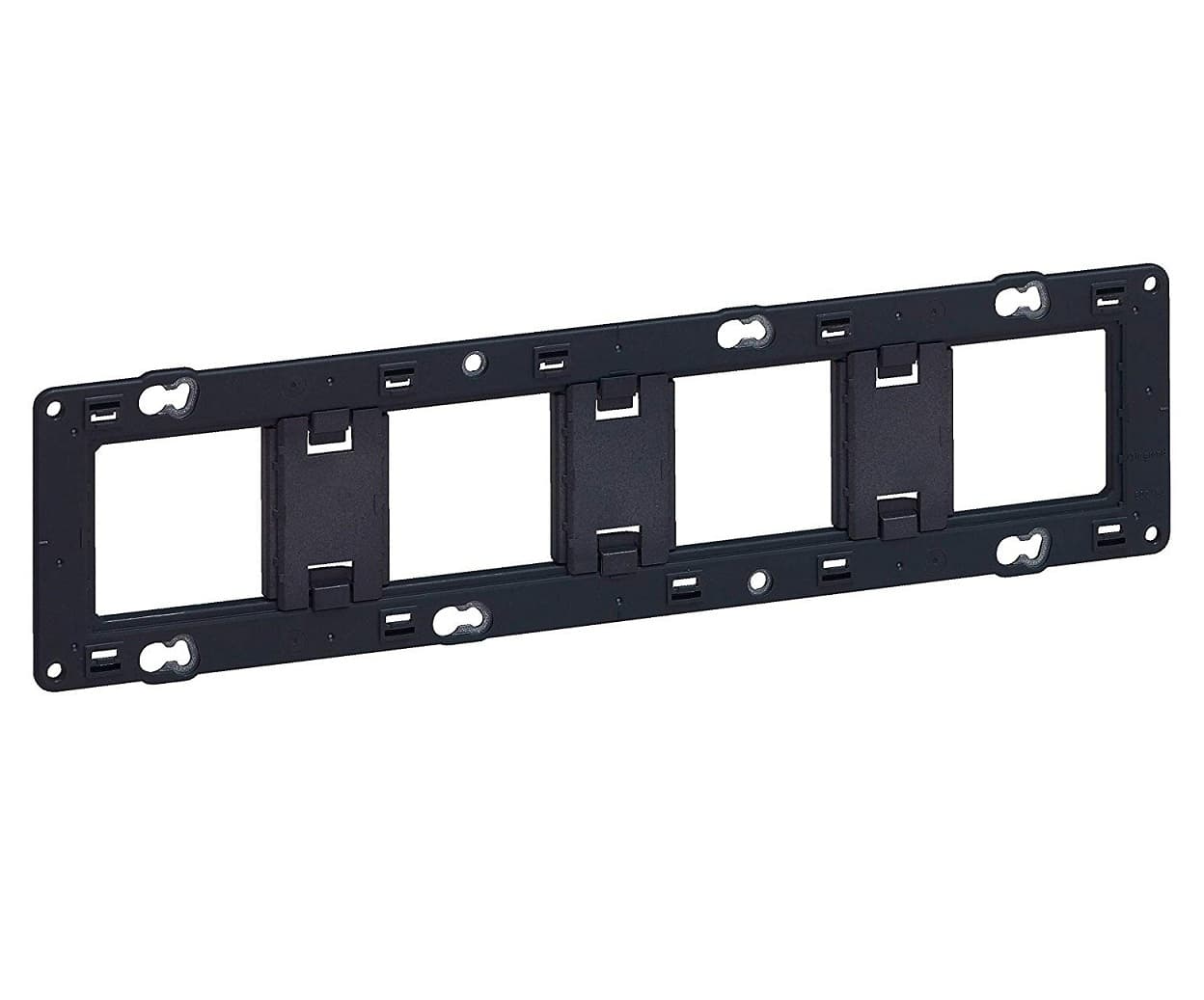 Suport rama intrerupator, fixare surub Legrand Mozaic 080254 - 10 module