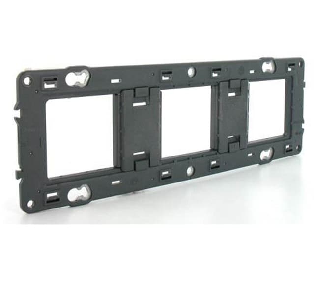 Suport rama intrerupator, fixare surub Legrand Mozaic 080253 - 6 module