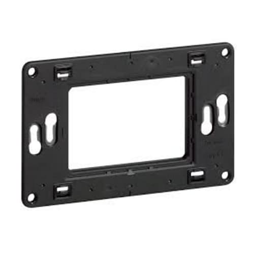 Suport rama intrerupator, fixare surub Legrand Mozaic 080259 - 3 module