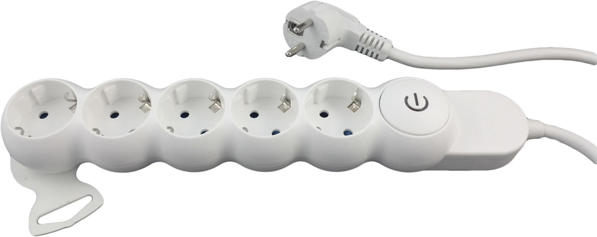 Prelungitor 5 metri 5 prize cu intrerupator.Cp. cablu 3X1.50