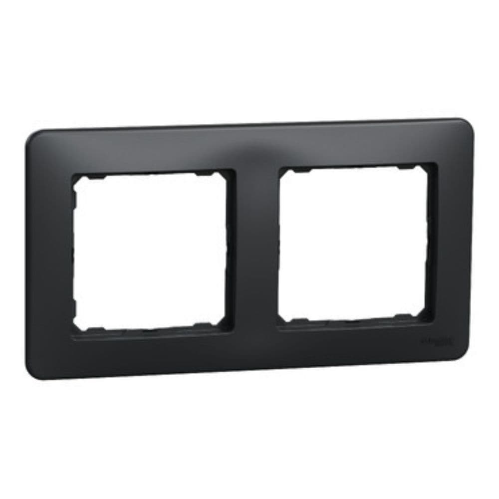 Rama dubla gri antracit Sedna Design Schneider SDD314802