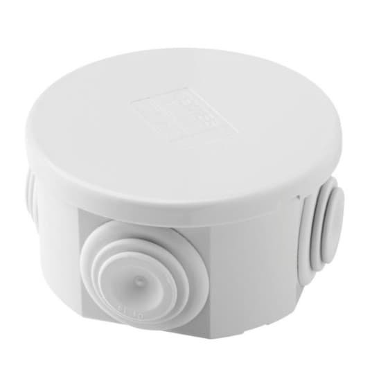 Doza de legatura rotunda 80x40mm montaj aparent Gewiss GW44002