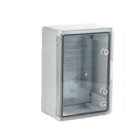 Dulap ABS gri 250X350X150 cu usa transparenta