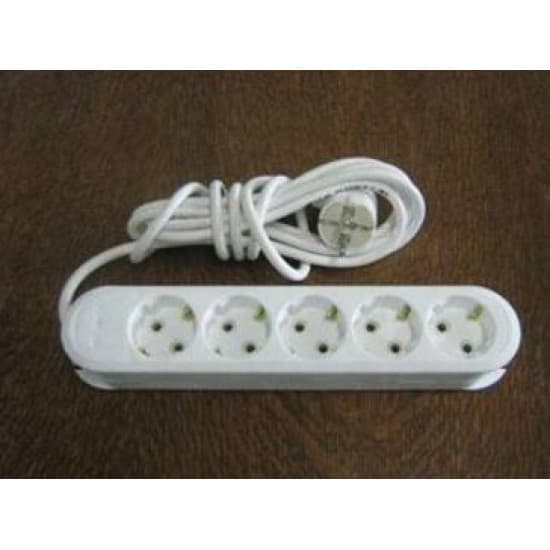 Prelungitor electric ceramic 5m, 5 posturi, cu contact de protectie