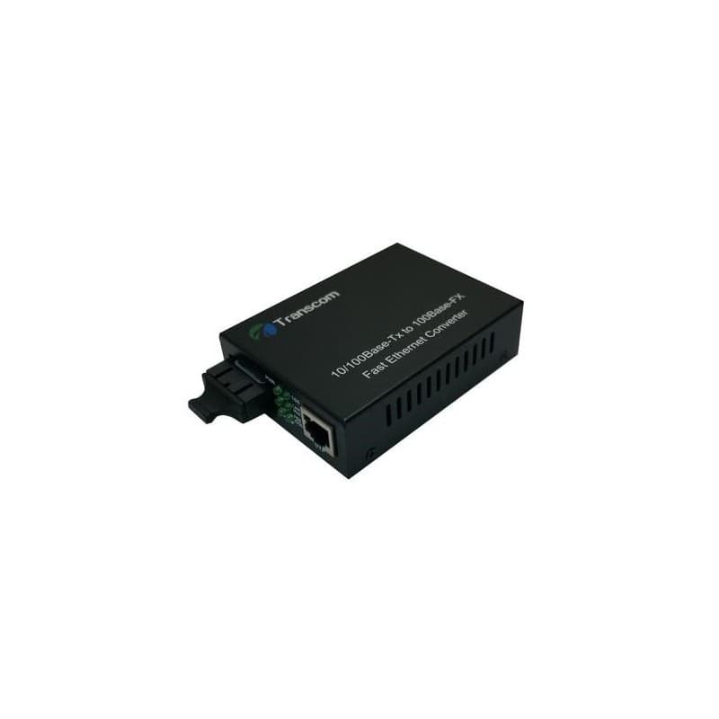 Mediaconvertor 10/100M 1550/1310nm WDM, Type B Singlemode 25km, conector SC - TRANSCOM