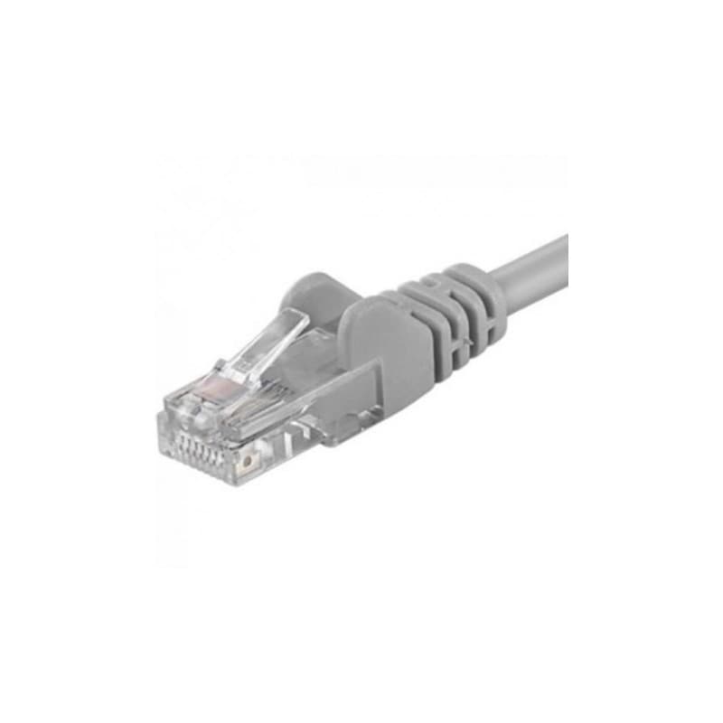 Patchcord UTP RJ45-RJ45 Cat.6, LSZH, 24AWG, 1m, gri - EMTEX