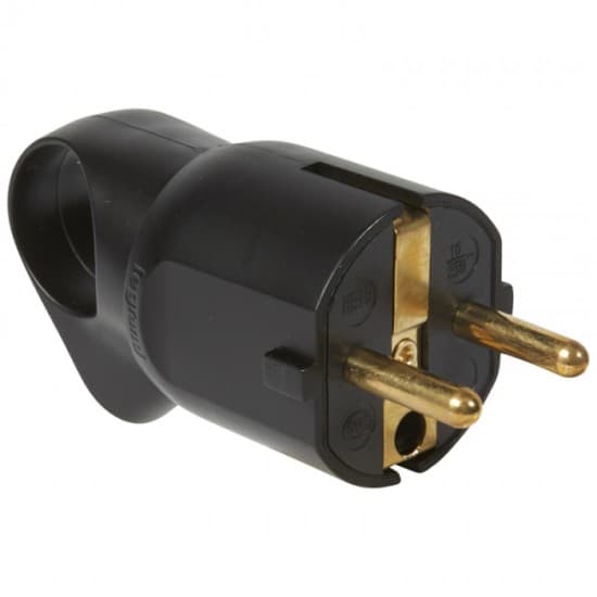Stecher cu inel Negru LEGRAND 050328