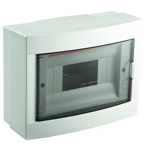 Tablou sigurante 8P IP40 usa transparenta - montaj aplicat VIKO