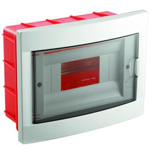 Tablou sigurante 8P IP40 usa transparenta - montaj ingropat VIKO